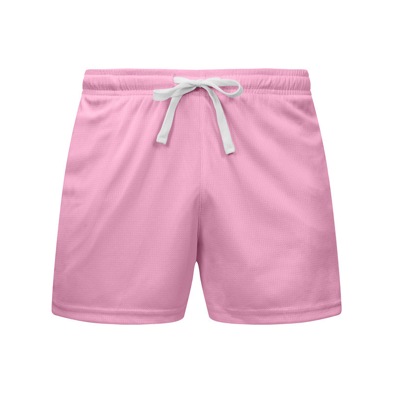 Mens Gym Sports 90% polyester 10% spandex Shorts Y-B66D print logo 5
