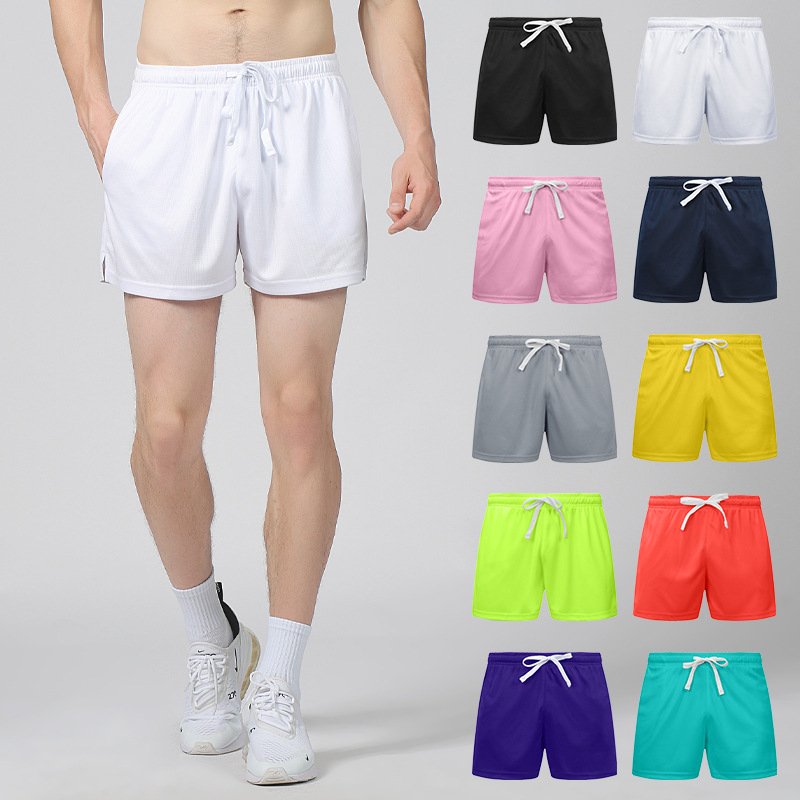 Mens Gym Sports 90% polyester 10% spandex Shorts Y-B66D print logo 13