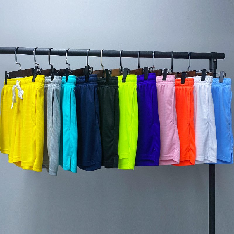 Mens Gym Sports 90% polyester 10% spandex Shorts Y-B66D print logo 15