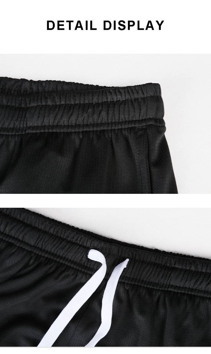 Mens Gym Sports 90% polyester 10% spandex Shorts Y-B66D print logo 43