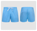 Mens Gym Sports 90% polyester 10% spandex Shorts Y-B66D print logo 35