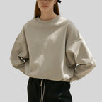 Womens Fitness Workout 95% cotton 5%polyester Sweatshirt Y21CSA3628Y print logo 1