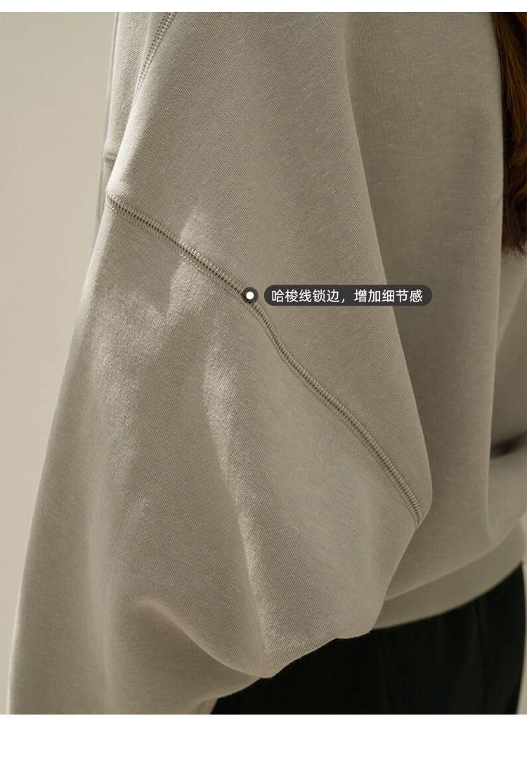 Womens Fitness Workout 95% cotton 5%polyester Sweatshirt Y21CSA3628Y print logo 35