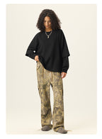 Mens Oversized 100%cotton LONG SLEEVE Shirts Y6312