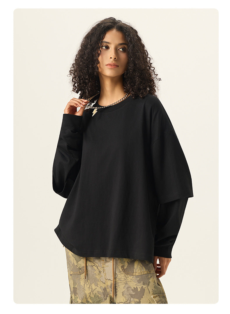 Mens Oversized 100%cotton LONG SLEEVE Shirts Y6312