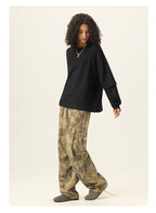 Mens Oversized 100%cotton LONG SLEEVE Shirts Y6312