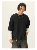 Mens Oversized 100%cotton LONG SLEEVE Shirts Y6312