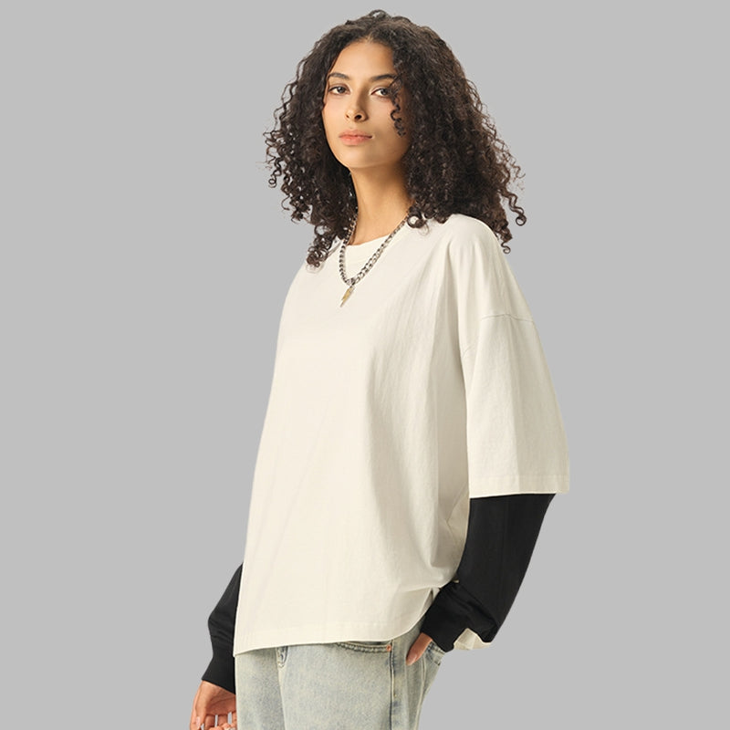Mens Oversized 100%cotton LONG SLEEVE Shirts Y6312