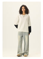 Mens Oversized 100%cotton LONG SLEEVE Shirts Y6312