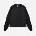 Mens Oversized 100%cotton LONG SLEEVE Shirts Y6312