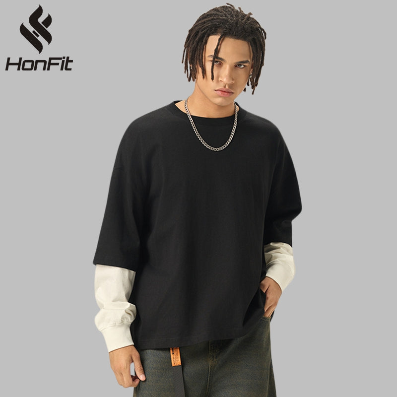 Mens Oversized 100%cotton LONG SLEEVE Shirts Y6312