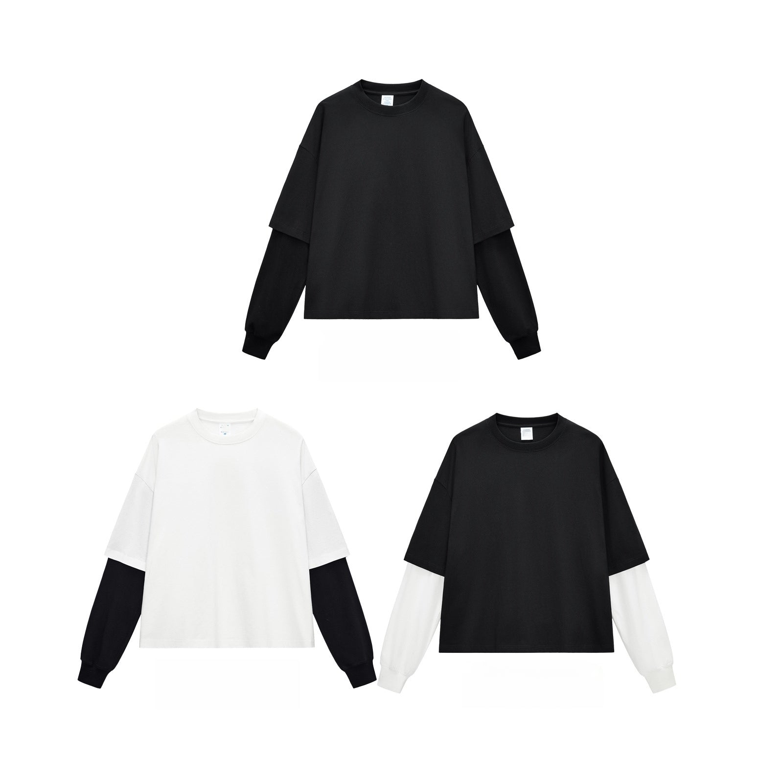 Mens Oversized 100%cotton LONG SLEEVE Shirts Y6312