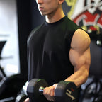 Mens Gym Training 95%cotton5%Spandex Tank Top YB009