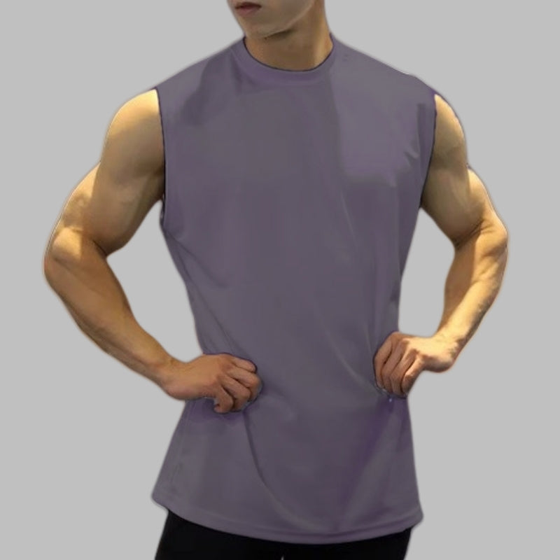 Mens Gym Training 95%cotton5%Spandex Tank Top YB009