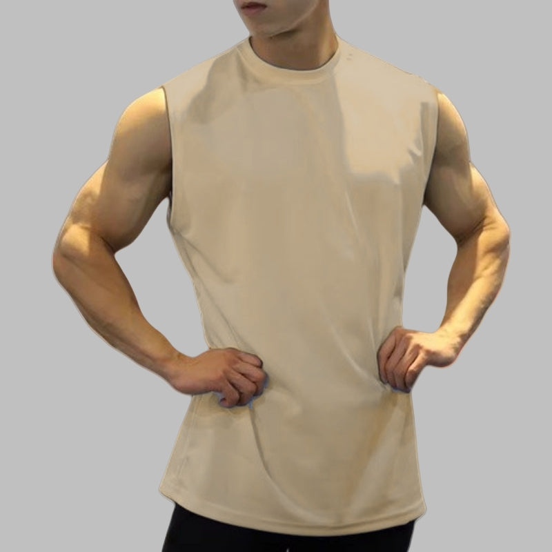 Mens Gym Training 95%cotton5%Spandex Tank Top YB009