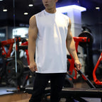 Mens Gym Training 95%cotton5%Spandex Tank Top YB009