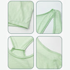 Womens Activewear Yoga 87%Nylon 13%spandex Tank Top YB208