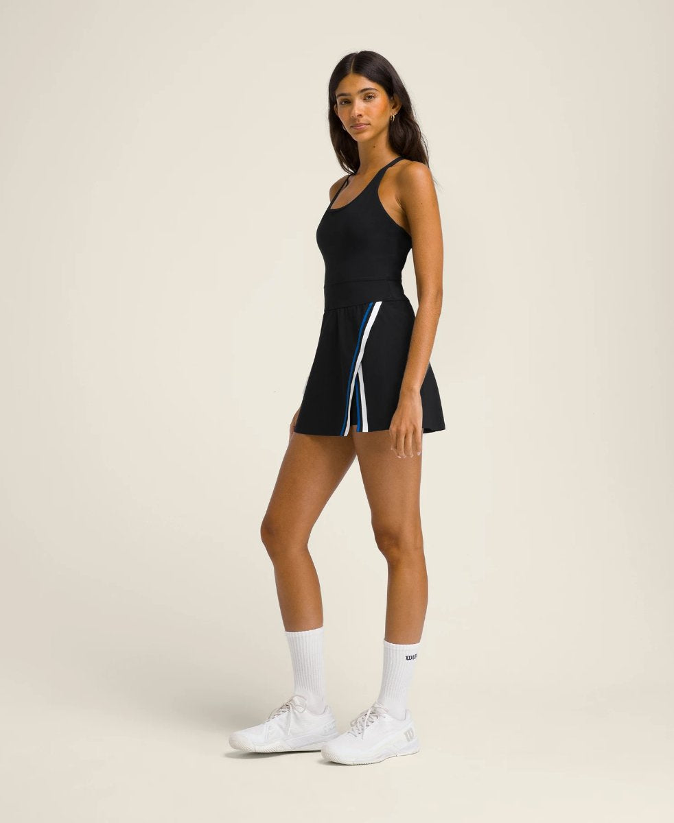 Womens Sports Workout 75%Nyolon 25%Spandex Tennis Dress YDQ-1 print logo 22