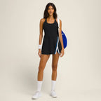 Womens Sports Workout 75%Nyolon 25%Spandex Tennis Dress YDQ-1 print logo 24