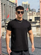Mens Gym Sportswear 100% cotton T Shirt YH-TX33 print logo 36