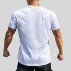 Mens Gym Sportswear 100% cotton T Shirt YH-TX33 print logo 2