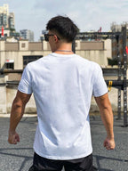 Mens Gym Sportswear 100% cotton T Shirt YH-TX33 print logo 32