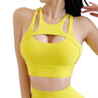Womens Fitness Workout 76%Nylon 24%Spandex Sports Sexy Bra YL065 print logo 15