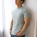 Mens Gym Training 95% Polyester 5% Spandex T Shirt YW-L-5001 print logo 8