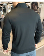 Mens Sports Workout 90%polyester 10%spandex Jacket YX-C01 print logo 36