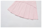 Womens Causal 78%Nylon 22%Spandex Tennis Skirts Set Z-2002 Set print logo 50
