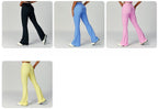 Womens Sports 78%Nylon 22%Spandex Yoga Set Z-2017 - flares pants print logo 30