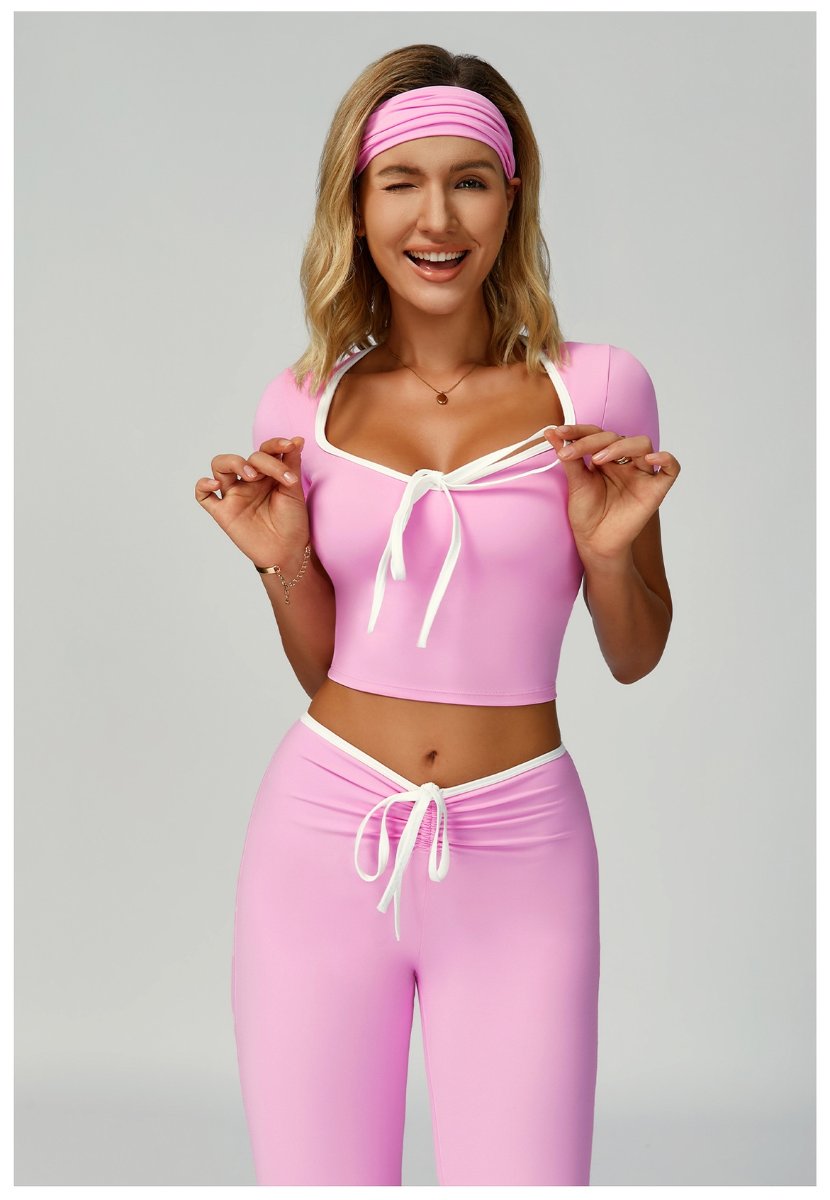 Womens Sports 78%Nylon 22%Spandex Yoga Set Z-2017 Set print logo 47