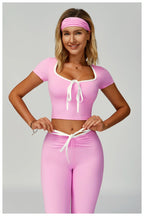 Womens Sports 78%Nylon 22%Spandex Yoga Set Z-2017 Set print logo 51