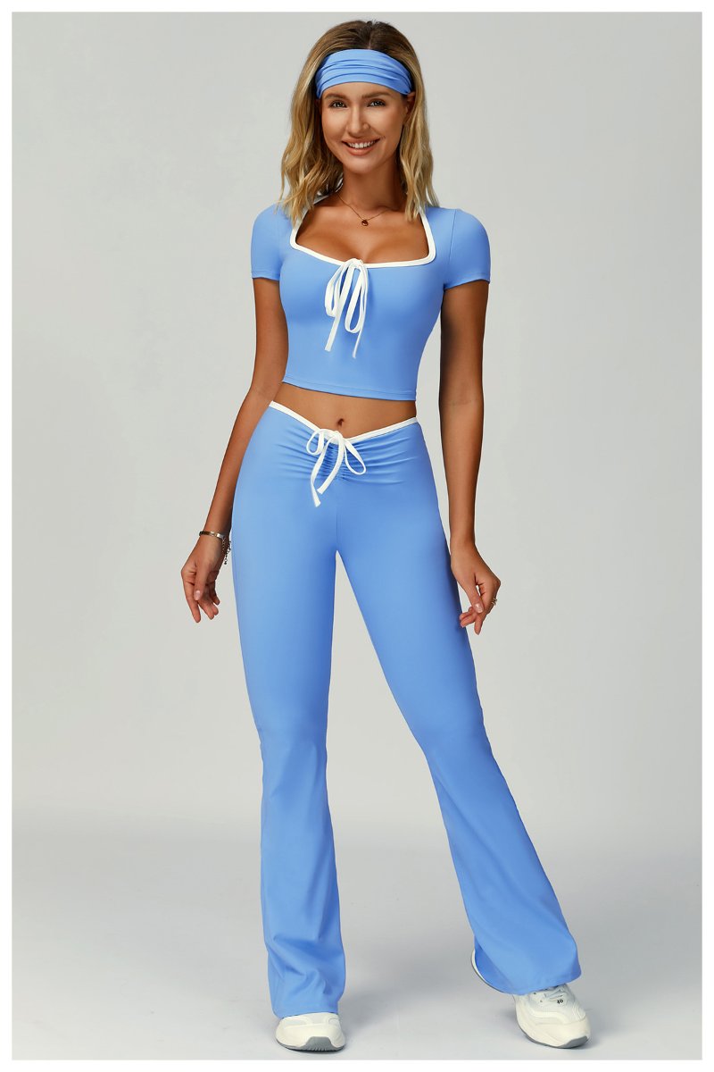 Womens Sports 78%Nylon 22%Spandex Yoga Set Z-2017 Set print logo 39