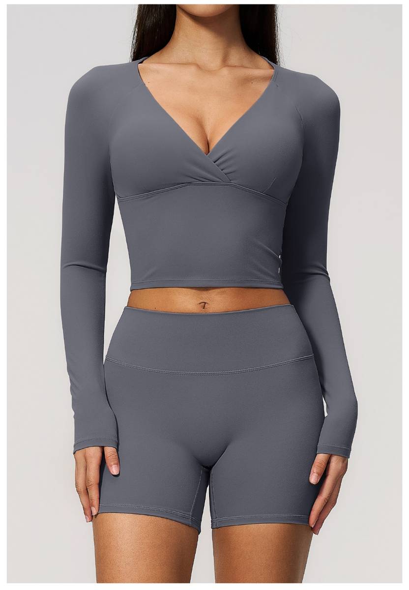Womens Workout Training 70%nylon 30%spandex Yoga Sets Z-4208 - Leggings print logo 24