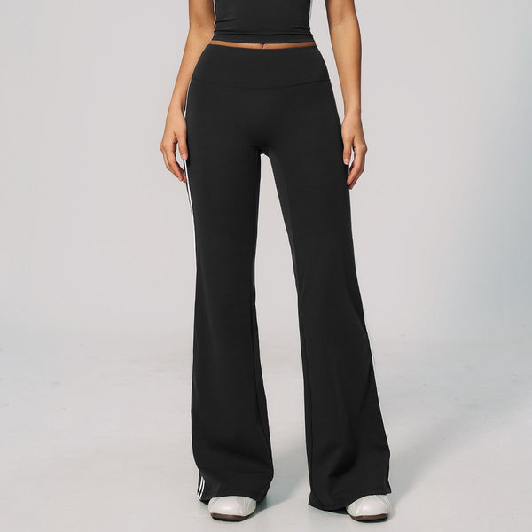 Womens Sports Activewear78%nylon 22%spandex Yoga Sets Z-4506 - Flare Leggings print logo 1