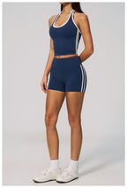 Womens 220gsm 78%nylon 22%spandex 4-pieces Yoga Sets Z-4506 print logo 12