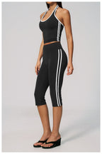 Womens Sports Activewear78%nylon 22%spandex Yoga Sets Z-4506 - tank top print logo 15