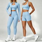 Womens Fitness 78%Nylon 22%Spandex Yoga Set Z-6116 Set print logo 73
