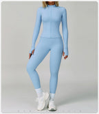Womens Fitness 78%Nylon 22%Spandex Yoga Set Z-6116 Set print logo 34