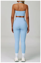 Womens Fitness 78%Nylon 22%Spandex Yoga Set Z-6116 Set print logo 45