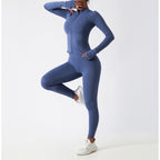 Womens Fitness 78%Nylon 22%Spandex Yoga Set Z-6116 Set print logo 66
