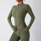 Womens Fitness 78%Nylon 22%Spandex Yoga Set Z-6116 - jackets print logo 28