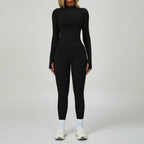 Womens Fitness 78%Nylon 22%Spandex Yoga Set Z-6116 - jackets print logo 22