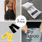 Womens Fitness Strapless 78%Nylon 22%Spandex Sports Bra Z-8075 print logo 12