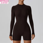 Womens Yoga Training 78% nylon 22% spandex Bodysuit Z-8194 print logo 29