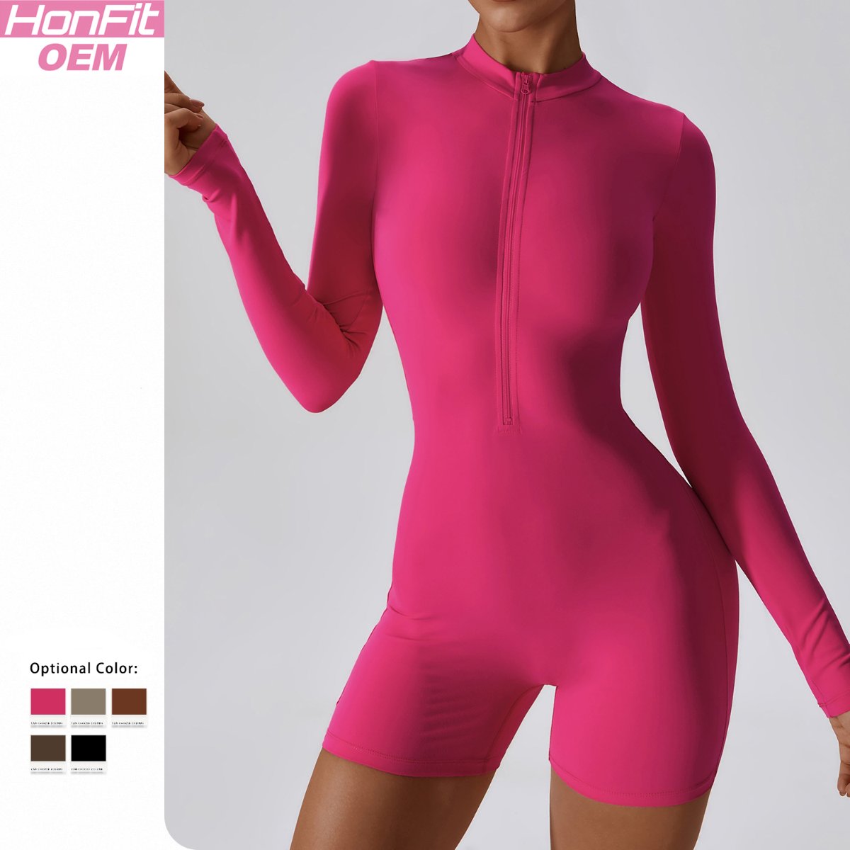 Womens Yoga Training 78% nylon 22% spandex Bodysuit Z-8194 print logo 9