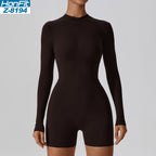 Womens Yoga Training 78% nylon 22% spandex Bodysuit Z-8194 print logo 21