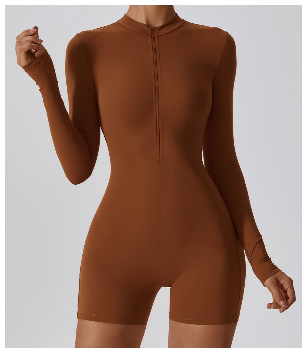 Womens Yoga Training 78% nylon 22% spandex Bodysuit Z-8194 print logo 50