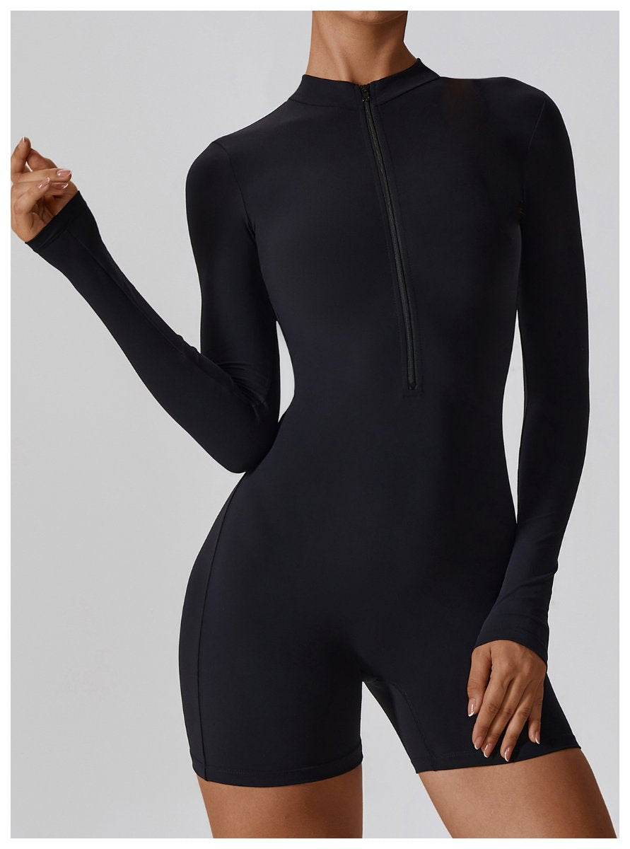 Womens Yoga Training 78% nylon 22% spandex Bodysuit Z-8194 print logo 38